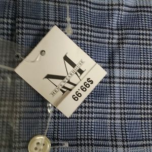 NWT Joseph Abboud Plaid Button Down Shirt M